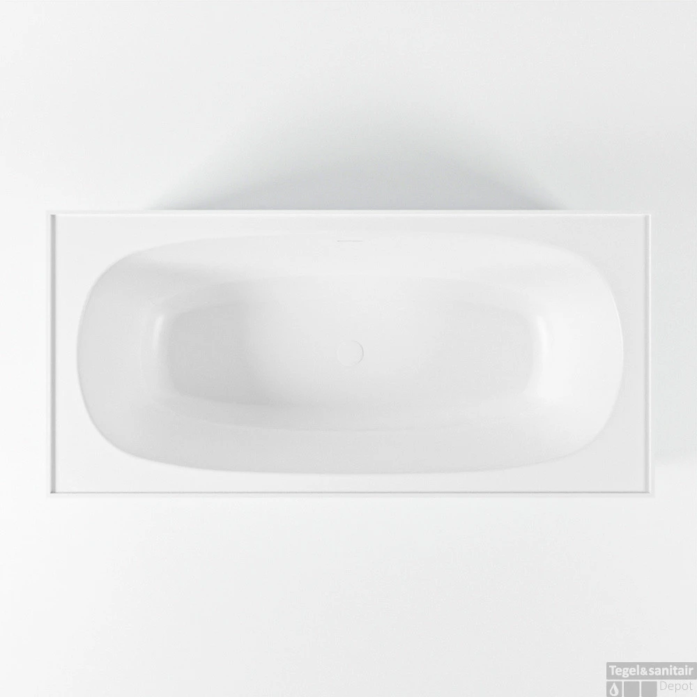 FREEZE Vrijstaand Bad 180x85cm Kleur Clay / Talc 11 FREEZE Vrijstaand Bad 180x85cm Kleur Clay / Talc - Afbeelding 9