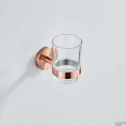 Glashouder Boss & Wessing Geborsteld Koper -Sealkin Badkamermeubilair Winkel glashouder boss wessing geborsteld koper sk22058 2