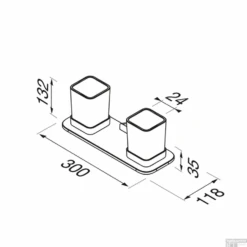 Glashouder Met Planchet Dubbel Geesa Shift Chroom 11 Glashouder Met Planchet Dubbel Geesa Shift Chroom -Sealkin Badkamermeubilair Winkel glashouder met planchet dubbel geesa shift chroom tech 1