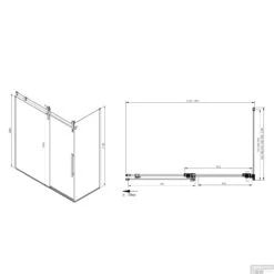 Nisdeur Sapho Volcano Schuifdeur 180x200 Cm 8 Mm Gecoat Glas 22 Nisdeur Sapho Volcano Schuifdeur 180x200 Cm 8 Mm Gecoat Glas -Sealkin Badkamermeubilair Winkel gv1018 nisdeur sapho volcano schuifdeur 180x200 cm 8 mm gecoat glas 9