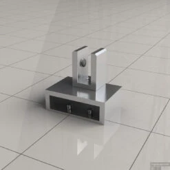 Haakse Glaskoppeling Chroom Draaibaar Tbv Stabilisatiestang