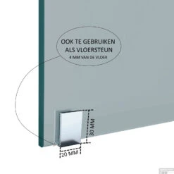 Haakse Glaskoppeling Chroom Draaibaar Tbv Stabilisatiestang -Sealkin Badkamermeubilair Winkel haakse glaskoppeling draaibaar tbv stabilisatiestang vloersteun technisch