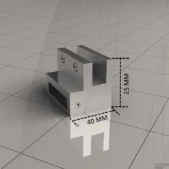 Haakse Glaskoppeling Chroom Tbv Stabilisatiestang -Sealkin Badkamermeubilair Winkel haakse glaskoppeling tbv stabilisatiestang detail technisc