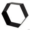 Haceka Duraline Nis Metaal Zwart Hexagon 32x28x12 Cm