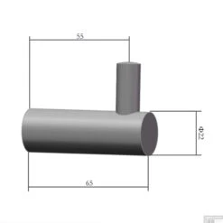 Toiletaccessoires Set Boss & Wessing Academy Gunmetal -Sealkin Badkamermeubilair Winkel handdoekhaak boss wessing academy tech 2 1