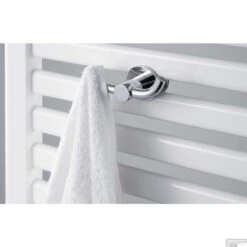 Handdoekhaak Dubbel Voor Radiatoren Haceka Adoria Oase 7,3x3,9 Cm Chroom -Sealkin Badkamermeubilair Winkel handdoekhaak dubbel haceka adoria oase chroom detail