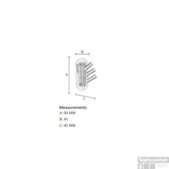 Handdoekhaak Smedbo Xtra Drievoudige Haak Draaibaar Chroom 5 Handdoekhaak Smedbo Xtra Drievoudige Haak Draaibaar Chroom -Sealkin Badkamermeubilair Winkel handdoekhaak smedbo xtra drievoudige haak draaibaar chroom tech