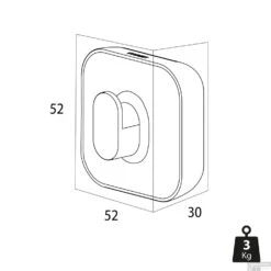 Handdoekhaak Tiger Carv Groot Zwart -Sealkin Badkamermeubilair Winkel handdoekhaak tiger carv groot zwart tech