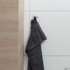 Handdoekhaak Tiger Rondo Double 2 Haken Wit -Sealkin Badkamermeubilair Winkel handdoekhaak tiger rondo double 2 haken wit sfeer