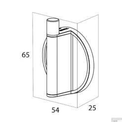 Handdoekhaak Tiger Tune Mat Zwart -Sealkin Badkamermeubilair Winkel handdoekhaak tiger tune zwart metaal geborsteld zwart tech