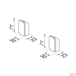 Handdoekhaken Medium Geesa Shift Zwart (2 Stuks) -Sealkin Badkamermeubilair Winkel handdoekhaken medium geesa shift zwart 2 stuks tech