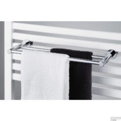 Handdoekhouder Voor Radiatoren Haceka Adoria 39,8x15,7 Cm Mat Chroom -Sealkin Badkamermeubilair Winkel handdoekhouder haceka adoria oase detail 2