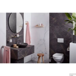 Handdoekhouder Haceka Allure Draaibaar 46 Cm Geborsteld RVS Look -Sealkin Badkamermeubilair Winkel handdoekhouder haceka allure draaibaar 46 cm geborsteld rvs look sfeer