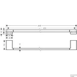 Handdoekrek AddStoris HansGrohe 64,8 Cm Gepolijst Goud -Sealkin Badkamermeubilair Winkel handdoekrek addstoris hansgrohe 64 8 cm tech 5