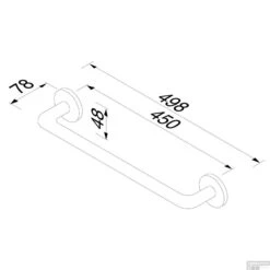 Handdoekrek Geesa Nemox 50 Cm Chroom -Sealkin Badkamermeubilair Winkel handdoekrek geesa nemox 50 cm chroom tech