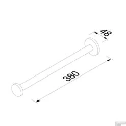 Handdoekrek Geesa Nemox Chroom -Sealkin Badkamermeubilair Winkel handdoekrek geesa nemox chroom tech