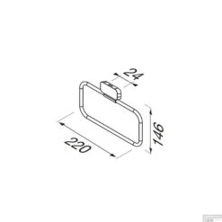 Handdoekring Geesa Shift Zwart 9 Handdoekring Geesa Shift Zwart -Sealkin Badkamermeubilair Winkel handdoekring geesa shift zwart tech