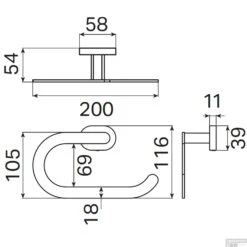 Handdoekring Haceka Gio Chroom 9 Handdoekring Haceka Gio Chroom -Sealkin Badkamermeubilair Winkel handdoekring haceka gio chroom tec
