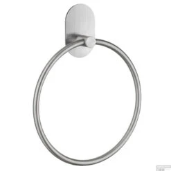 Handdoekring Smedbo Xtra 16.8x21.5 Cm Geborsteld RVS