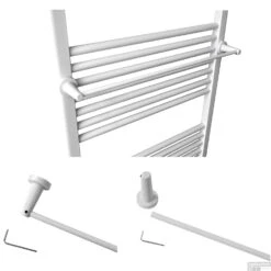 Handdoekhouder Sanicare Magnetisch Inkortbaar 60cm Rond Chroom -Sealkin Badkamermeubilair Winkel handoekhouder rond sfeer