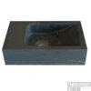 Hardstenen Fontein Mini Links Zonder Kraangat 18x30x8 Cm -Sealkin Badkamermeubilair Winkel hardstenen fontein mini links zonder kraangat 18x30x8 cm