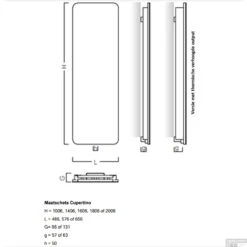 Radiator Plug & Play HD Heating IP Cupertino Elektrisch Met Touch Bediening (Alle Kleuren & Maten) -Sealkin Badkamermeubilair Winkel hdhcuperthotsconfig tech