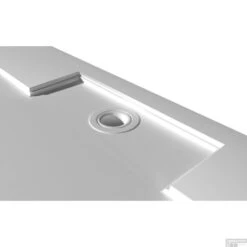 Douchebak Gegoten Marmer Sapho Irena 140x100x3.5 Cm Rechthoek Wit -Sealkin Badkamermeubilair Winkel hi140100 douchebak marmer sapho irena 140x100x3.5 cm rechthoek wit 4