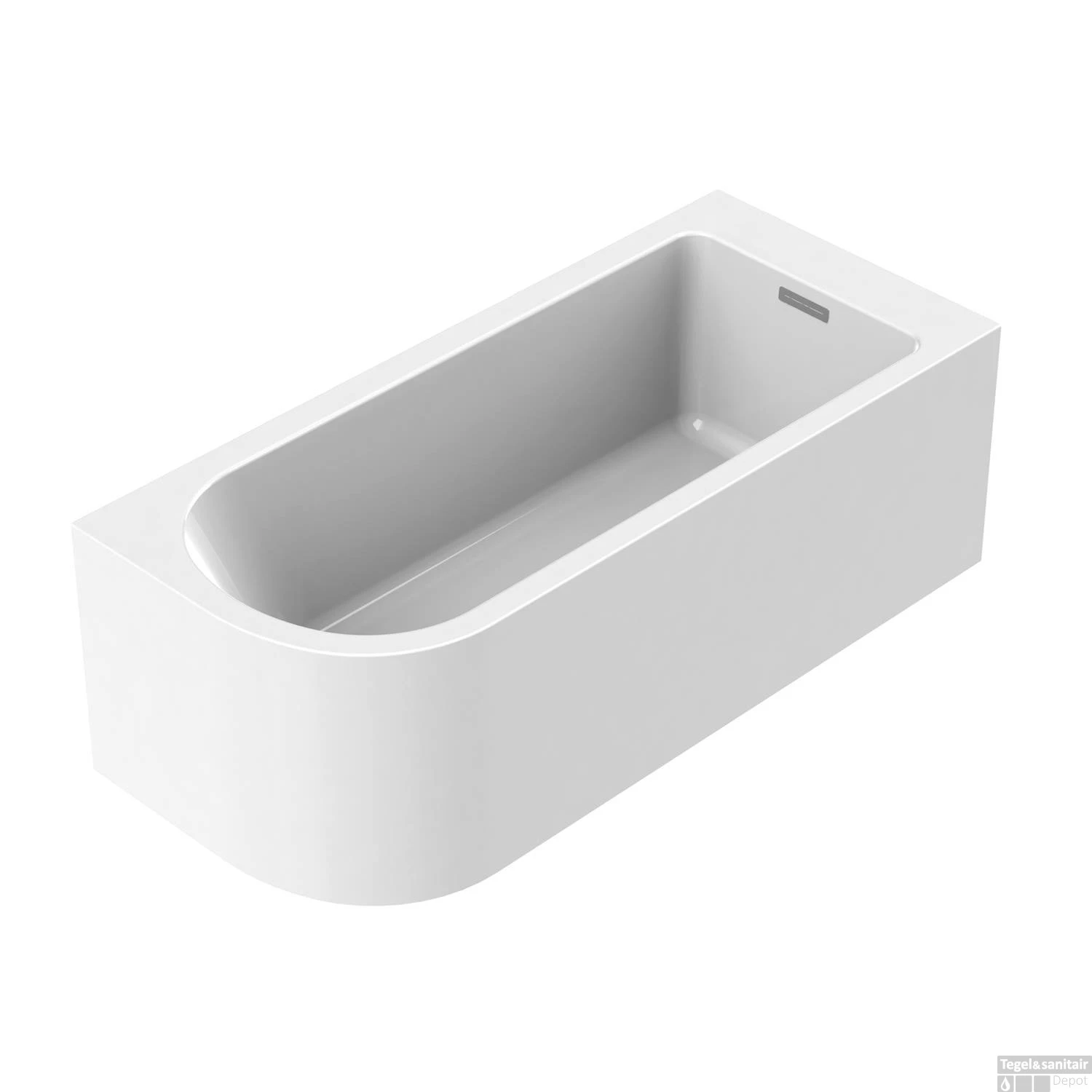 Hoekbad Allibert Serena 170x75x56 Cm Wit Rechts 4 Hoekbad Allibert Serena 170x75x56 Cm Wit Rechts - Afbeelding 2