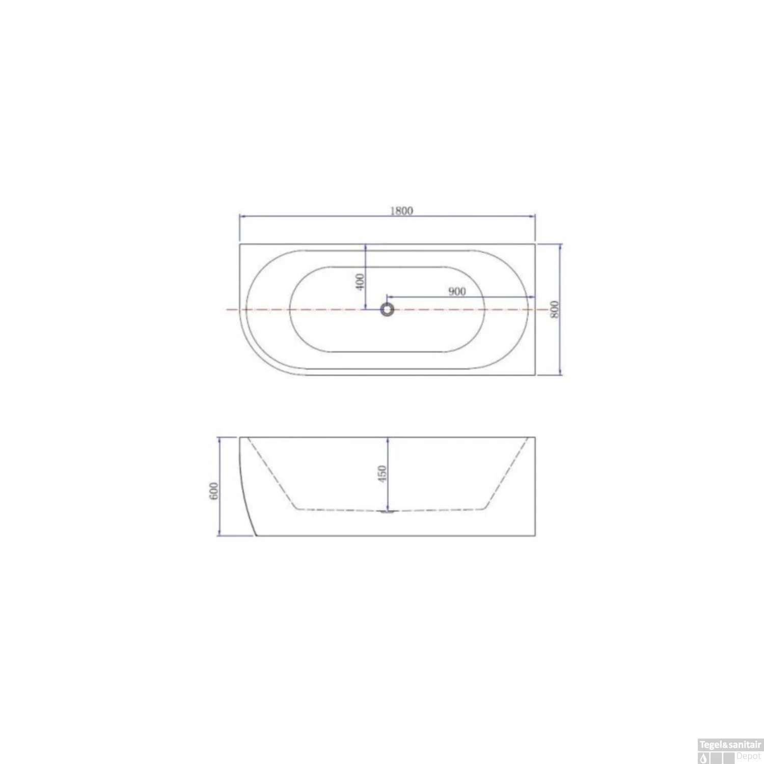 Hoekbad Whirlpool Wiesbaden Corner 180x80x58 Cm Luchtsysteem Met RVS Jets En Waste Rechts Wit - Afbeelding 4