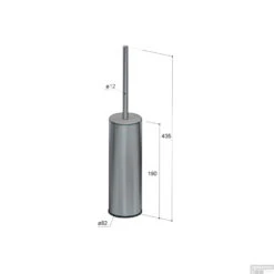 Hotbath Archie Toiletborstelhouder Vrijstaand Model RVS 316 ARA12IX -Sealkin Badkamermeubilair Winkel hotbath archie toiletborstelhouder vrijstaand model rvs 316 ara12ix tech