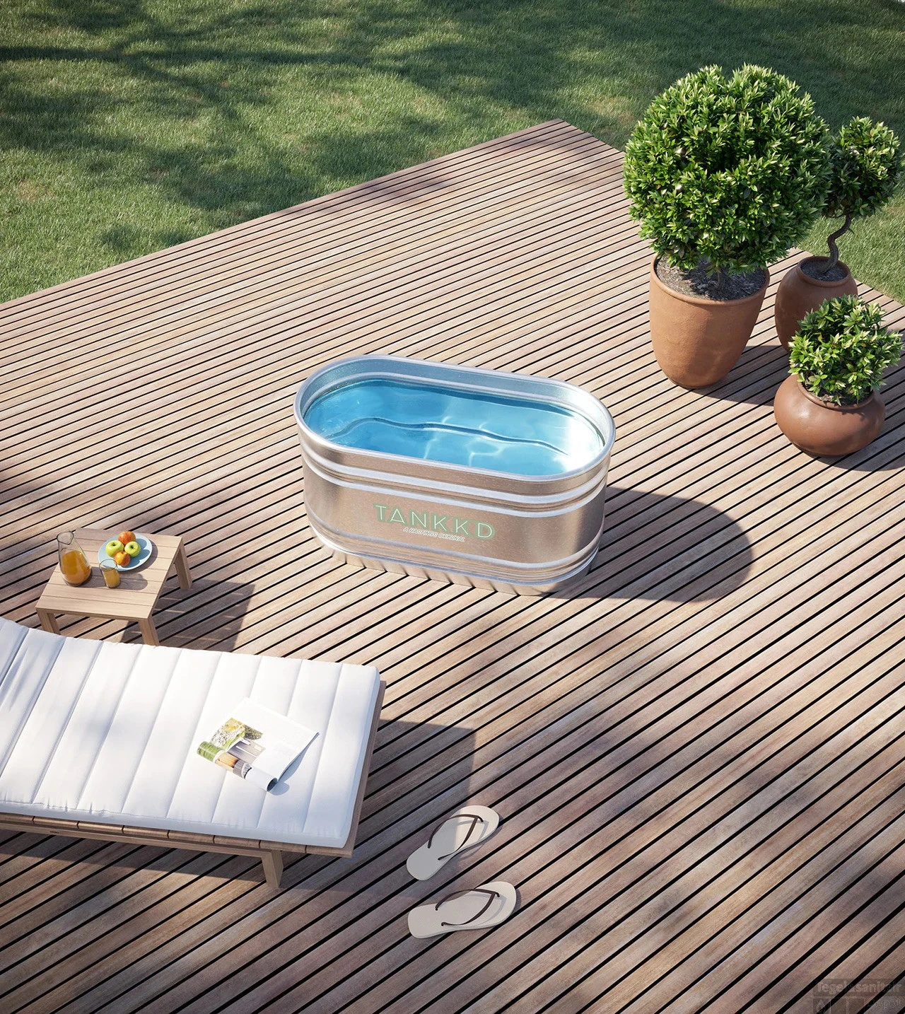 Tankkd IJsbad | Green Label Oval | 122x61x61cm | Aluminium 6 Tankkd IJsbad | Green Label Oval | 122x61x61cm | Aluminium - Afbeelding 4