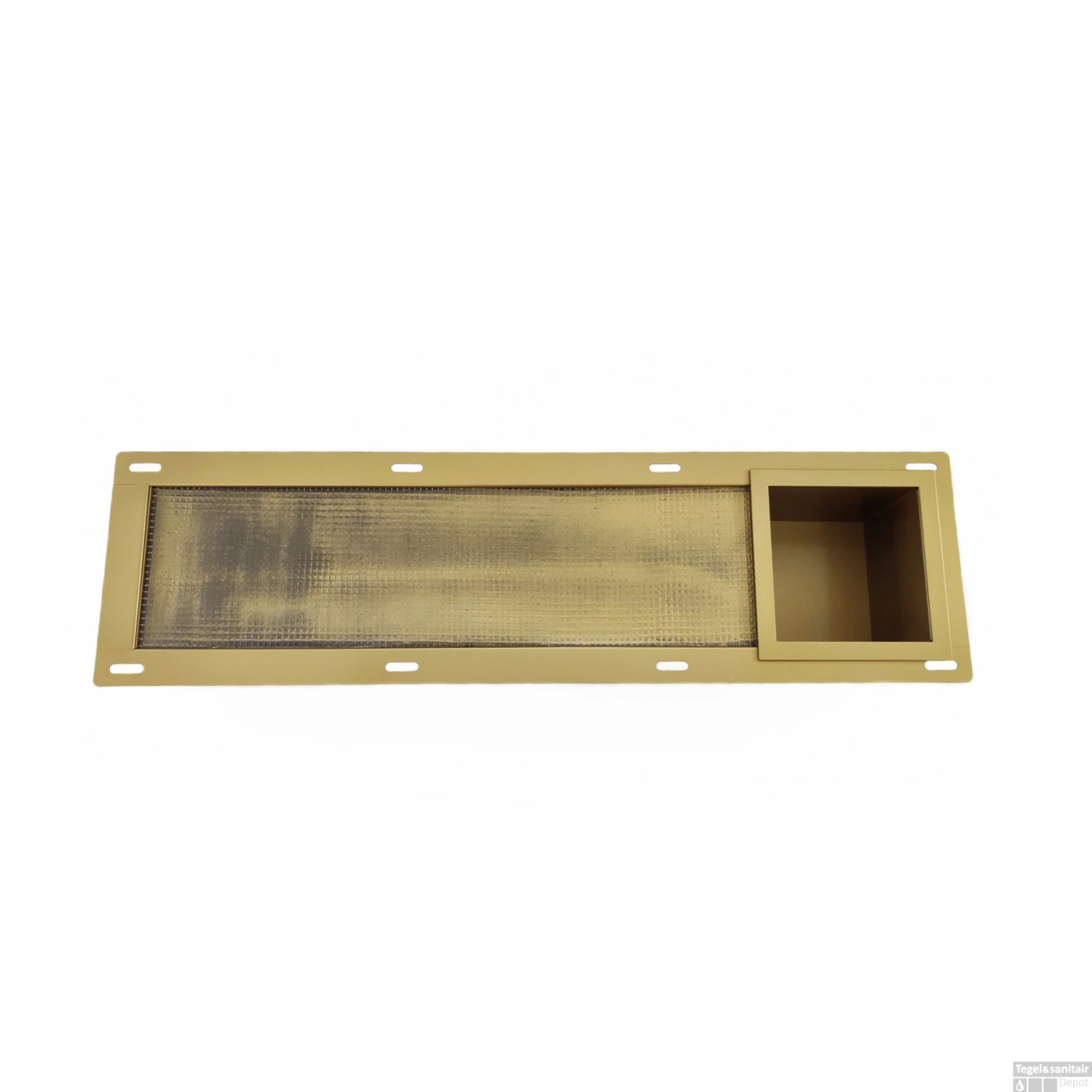 Inbouw Reserve Toilet Rolhouder BWS RVS Goud 4 Inbouw Reserve Toilet Rolhouder BWS RVS Goud - Afbeelding 2