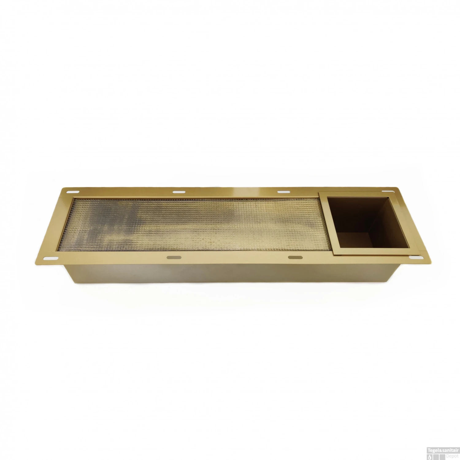 Inbouw Reserve Toilet Rolhouder BWS RVS Goud 5 Inbouw Reserve Toilet Rolhouder BWS RVS Goud - Afbeelding 3