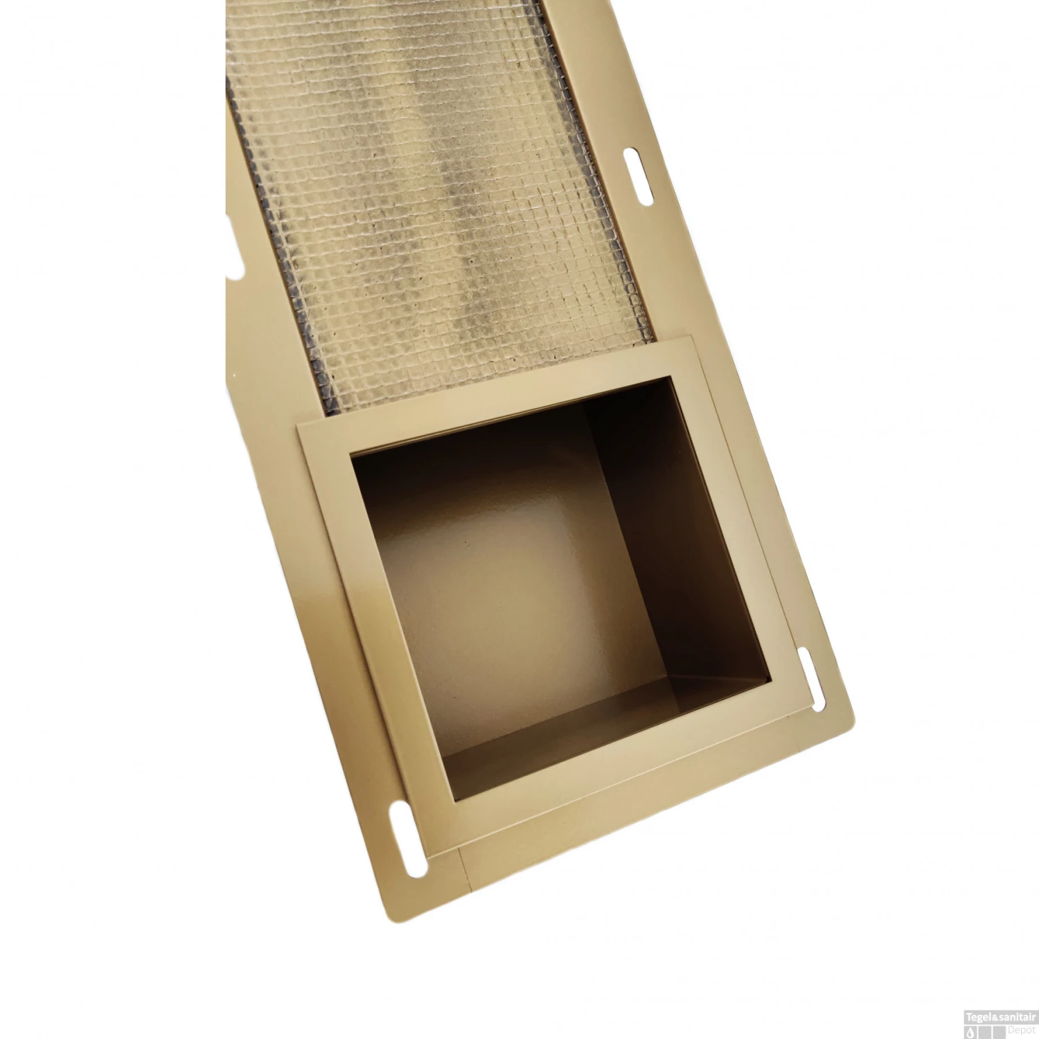 Inbouw Reserve Toilet Rolhouder BWS RVS Goud 7 Inbouw Reserve Toilet Rolhouder BWS RVS Goud - Afbeelding 5