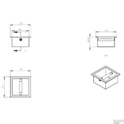 Inbouw Toiletrolhouder Boss & Wessing RVS Mat Wit -Sealkin Badkamermeubilair Winkel inbouw toiletrolhouder boss wessing rvs mat wit tech