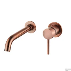 Waskomset Lombok Geborsteld Koper (Incl Kraan Afvoer En Waste) -Sealkin Badkamermeubilair Winkel inbouw wastafelkraan