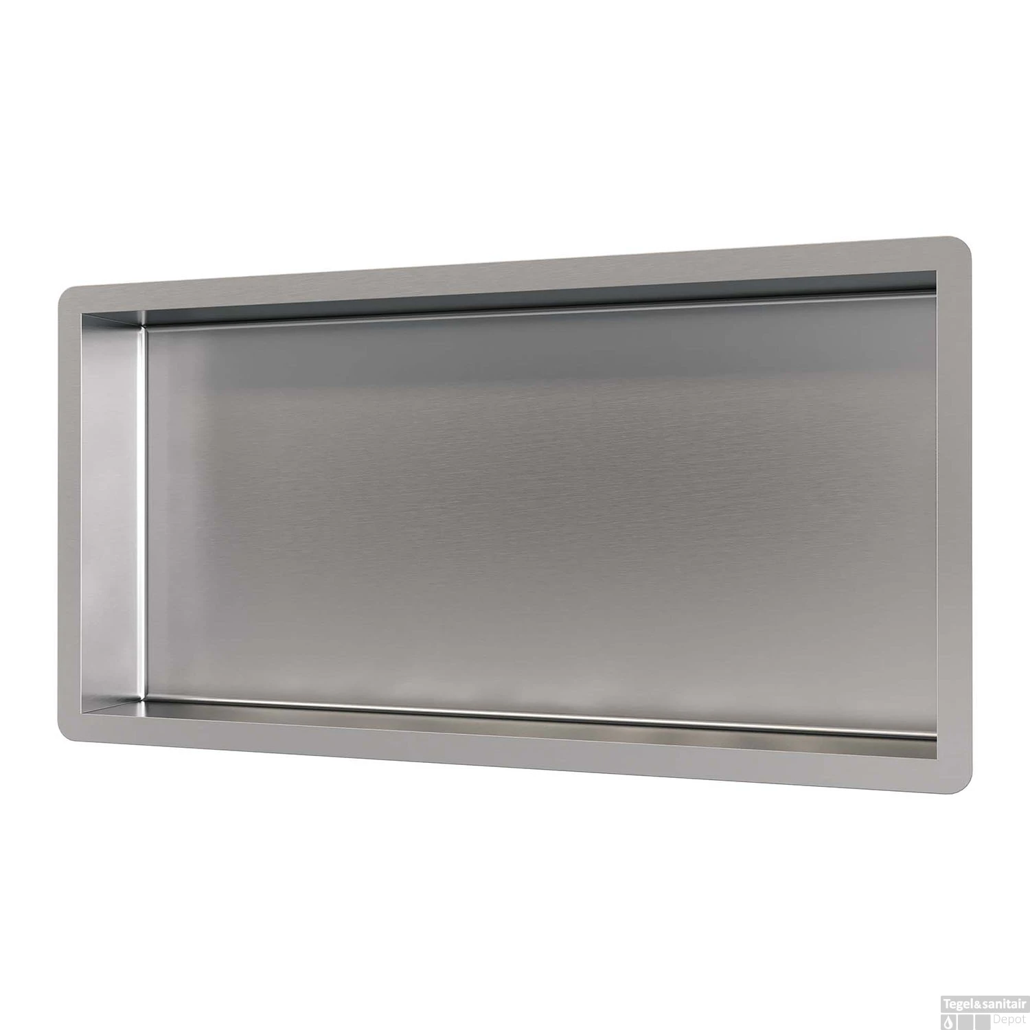 Inbouwnis Brauer Box Met Flens 30x60cm Geborsteld RVS