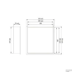 Inbouwnis Brauer Gunmetal Edition 30x30 Cm Geborsteld Gunmetal PVD -Sealkin Badkamermeubilair Winkel inbouwnis brauer gunmetal edition 30x30 cm geborsteld gunmetal pvd tec