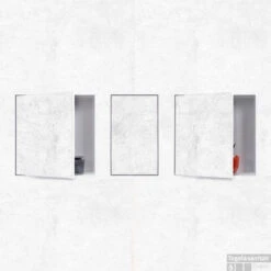 Inbouwnis LoooX T-BoX 15x30x14cm Betegelbaar Antraciet -Sealkin Badkamermeubilair Winkel inbouwnis looox t box 15x30x14cm betegelbaar antraciet plg2300780 2