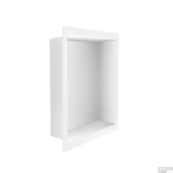 Wiesbaden Inbouwnis | Exellence | 30x30x7cm | RVS Mat Wit -Sealkin Badkamermeubilair Winkel inbouwnis wiesbaden 30x30x7 cm rvs mat wit 3