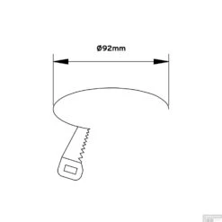 Inbouwspot Boss & Wessing David GU10 9.8 Cm Wit -Sealkin Badkamermeubilair Winkel inbouwspot boss wessing david gu10 9.8 cm wit tech2