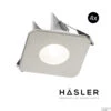 Inbouwspot Häsler Mallorca Incl. Fase Aansnijding Dimbaar 6,8 Cm 4 Watt Helder Wit RVS Set 4x -Sealkin Badkamermeubilair Winkel inbouwspot h sler mallorca incl. fase aansnijding dimbaar 6 8 cm 4 watt helder wit rvs 4 stuks shop