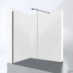 Best Design Douchewand Dalis 8mm | Nano Coating | Inloopdouche (Alle Maten) -Sealkin Badkamermeubilair Winkel inloopdouche best design dalis nero 500mm 8mm nano glas mat zwart shop 1