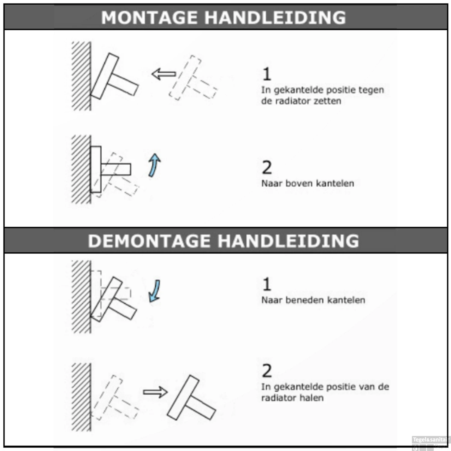 Handdoekhouder Sanicare Magnetisch Inkortbaar 60cm Vierkant Chroom 6 Handdoekhouder Sanicare Magnetisch Inkortbaar 60cm Vierkant Chroom - Afbeelding 4