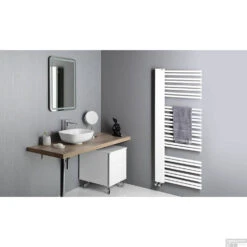 Designradiator Sapho Altalena Recht 60x161 Cm 885W Wit -Sealkin Badkamermeubilair Winkel ir177 designradiator sapho altalena recht 60x161 cm 885w wit 5