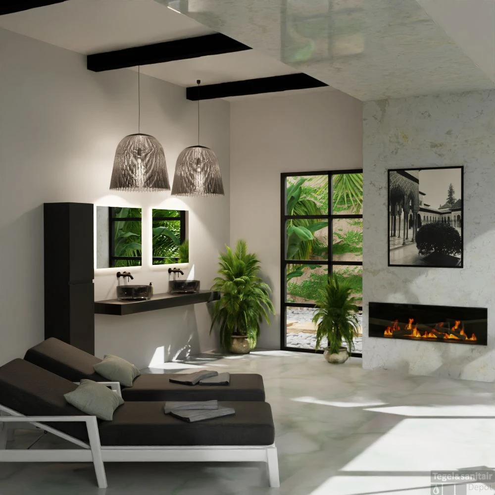 MONDIAZ JEWEL Waskom Transparant 40cm Kleur Black 5 MONDIAZ JEWEL Waskom Transparant 40cm Kleur Black - Afbeelding 3