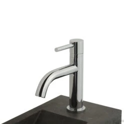 Fonteinset Natuursteen Nera 40x23x11 Cm (kraangat Rechts) -Sealkin Badkamermeubilair Winkel kraan 1 1 1 1 1