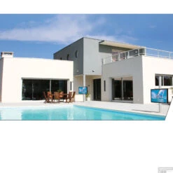 LED TV Aquasound Outdoor 55” IP65 Zilver -Sealkin Badkamermeubilair Winkel led tv aquasound outdoor 55 ip65 zilver sfeer