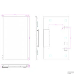LED TV Aquasound Outdoor 55” IP65 Zilver -Sealkin Badkamermeubilair Winkel led tv aquasound outdoor 55 ip65 zilver tech