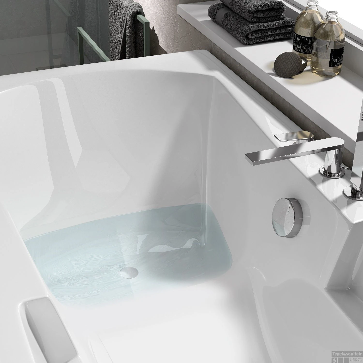 Ligbad Allibert Moovance Rechthoek Toplax Duobad Wit 170x75 Cm 4 Ligbad Allibert Moovance Rechthoek Toplax Duobad Wit 170x75 Cm - Afbeelding 2